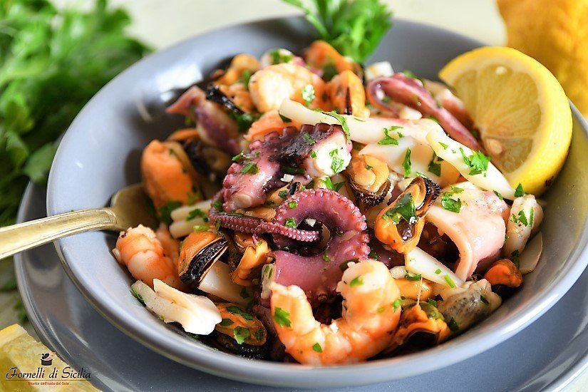 Insalata di mare: ricetta siciliana estiva | Fornelli di Sicilia